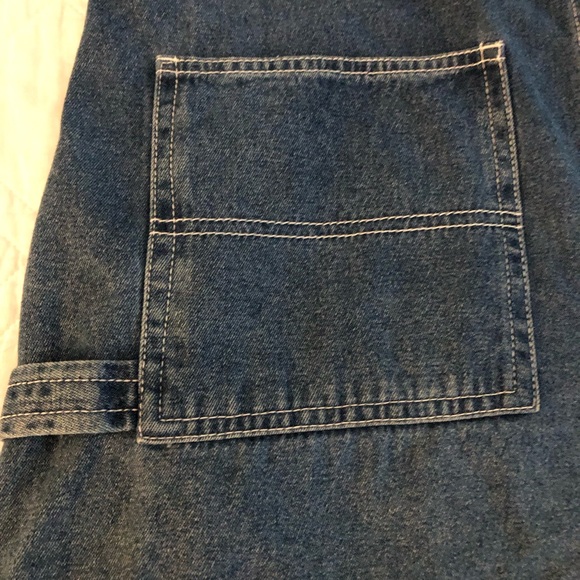EUC Vintage Carter's “Watch the Wear” Classic Denim Overall Dress / Jumper - Picture 9 of 15